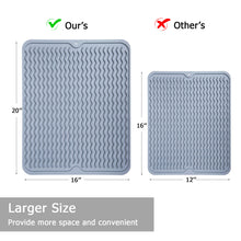 Load image into Gallery viewer, Meiliweser Silicone Dish Drying Mat For Kitchen