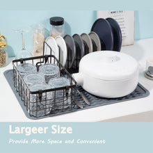 Load image into Gallery viewer, Meiliweser Silicone Dish Drying Mat For Kitchen