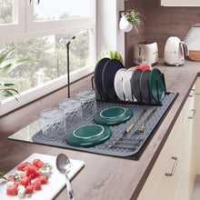 Load image into Gallery viewer, Meiliweser Silicone Dish Drying Mat For Kitchen