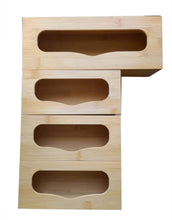 Load image into Gallery viewer, Amerner Bamboo Ziplock Bag Storage Organizer for Kitchen Counter