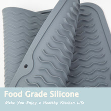 Load image into Gallery viewer, Meiliweser Silicone Dish Drying Mat For Kitchen