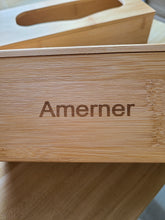 Load image into Gallery viewer, Amerner Bamboo Ziplock Bag Storage Organizer for Kitchen Counter